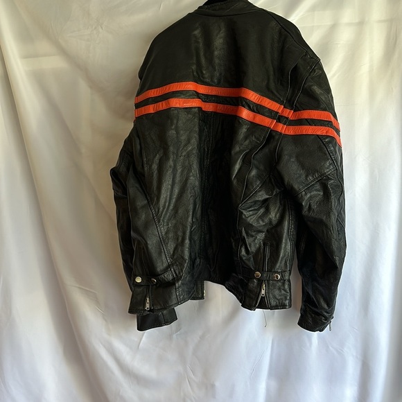 Motorcycle jacket real leather - Picture 2 of 8